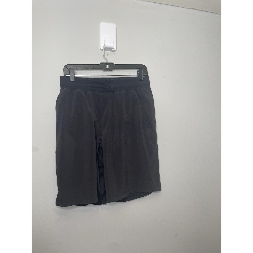 Lululemon Shorts Mens Medium Black T.H.E. Athletic Lined 8 Inch Gym Running